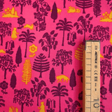 Cotone Americano H 110 cm - CAPPUCCETTO ROSSO/FUCSIA