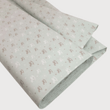 Cotone Percallino "Collezione Baby Flamingo" H 290 cm - VERDE