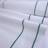 Tessuto per Asciugapiatti Doppio Bordo Aida H 60 cm - BIANCO RIGHETTA VERDE