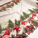 Tessuto per Tovaglie con abbassamento H 160 cm - MAGIA NATALIZIA SOTTO LA NEVE