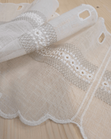 Mantovana H 20 cm - RICAMO GRIGIO