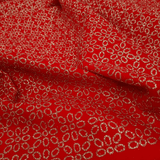 Pannolenci H 155 cm - FIAMMA FIORI GEOMETRICI GLITTER ORO