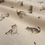 Cotone Stampa Digitale H 135/140 cm - GATTINI GRIGI