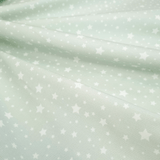 Piquet millerighe H 150 cm - STELLINE BIANCHE FONDO VERDE