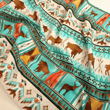 Cotone Americano H 110 cm - FANTASIA NATIVI AMERICANI