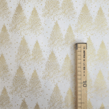 Cotone Natale H 140 cm - ABETI/BIANCO LATTE