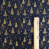 Cotone Natale H 140 cm - ALBERELLI DI NATALE/BLU NOTTE