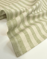 Asciugapiatti "Rinfranto Spigato" Misto Lino - VERDE