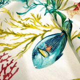 Fonds Digital Coton Panama H 140 cm - CORAL REEF