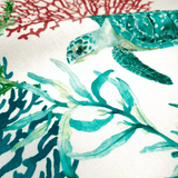 Fonds Digital Coton Panama H 140 cm - CORAL REEF