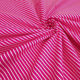 Cotone Fondo Panama H 280 cm - RIGHE BIANCHE FONDO FUXIA
