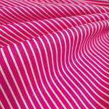 Cotone Fondo Panama H 280 cm - RIGHE BIANCHE FONDO FUXIA