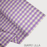 Collezione "Riga, quadretto e unito" H 180 cm - LILLA