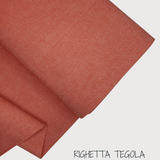 Collezione "Riga, quadretto e unito" H 180 cm - TEGOLA