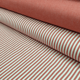 Collezione "Riga, quadretto e unito" H 180 cm - TEGOLA