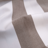 Tessuto Misto Cotone H 300 cm - RIGA CIOCCOLATO