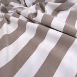 Tessuto Misto Cotone H 300 cm - RIGA CIOCCOLATO