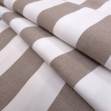 Tessuto Misto Cotone H 300 cm - RIGA CIOCCOLATO