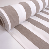 Tessuto Misto Cotone H 300 cm - RIGA CIOCCOLATO