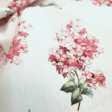 Panama Digital Fund Cotton - PIVOINES BLEUES - coupe minimum ou multiples de 25 x 280 cm