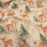 Cotone Fondo Grezzo H 280 cm - CERVI NEL BOSCO
