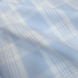 Tessuto Misto Cotone H 300 cm - QUADRO SCOZZESE AZZURRO PASTELLO