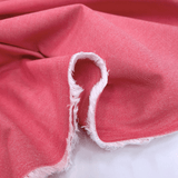 Tessuto Misto Cotone H 300 cm - TINTA UNITA ROSSO