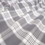 Tessuto Misto Cotone H 300 cm - QUADRO SCOZZESE ACCIAIO