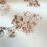 Panama Digital Fund Cotton - PIVOINES BLEUES - coupe minimum ou multiples de 25 x 280 cm