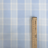 Tessuto Misto Cotone H 300 cm - QUADRO SCOZZESE AZZURRO PASTELLO
