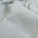 Tenda a metraggio Misto Lino H 330 cm - Variante AZZURRO POLVERE Fiammato