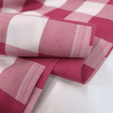 Tessuto Misto Cotone H 300 cm - QUADRO AMARENA