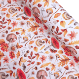 Panama Digital Fund Cotton - PIVOINES BLEUES - coupe minimum ou multiples de 25 x 280 cm