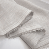 Tenda a metraggio Misto Lino H 330 cm - Variante GRIGIO Fiammato