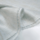 Tenda a metraggio Misto Lino H 330 cm - Variante AZZURRO POLVERE Fiammato