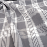 Tessuto Misto Cotone H 300 cm - QUADRO SCOZZESE ACCIAIO