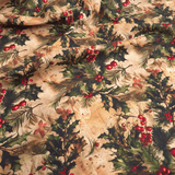 Cotone Fondo Panama Digital H 160 cm - AGRIFOGLIO EFFETTO INVECCHIATO