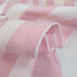 Tessuto Misto Cotone H 300 cm - RIGA ROSA PASTELLO