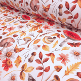 Panama Digital Fund Cotton - PIVOINES BLEUES - coupe minimum ou multiples de 25 x 280 cm