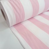 Tessuto Misto Cotone H 300 cm - RIGA ROSA PASTELLO