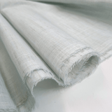 Tenda a metraggio Misto Lino H 330 cm - Variante AZZURRO POLVERE Fiammato