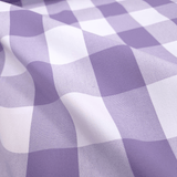 Tessuto Misto Cotone H 300 cm - QUADRO LILLA