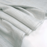 Tenda a metraggio Misto Lino H 330 cm - Variante AZZURRO POLVERE Fiammato