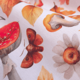 Panama Digital Fund Cotton - PIVOINES BLEUES - coupe minimum ou multiples de 25 x 280 cm