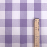 Tessuto Misto Cotone H 300 cm - QUADRO LILLA