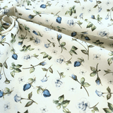 Panama Digital Fund Baumwolle – BLAUE PFINGSTROSEN – Mindestschnitt oder Vielfaches von 25 x 280 cm