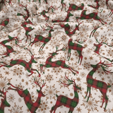 Cotone Fondo Panama Digital H 280 cm - CERVI SCOZZESI