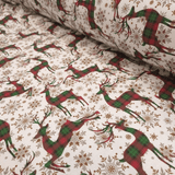 Cotone Fondo Panama Digital H 280 cm - CERVI SCOZZESI