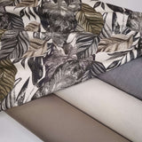 Tessuto per esterno H 160 cm - GREY LEAVES