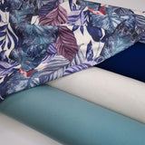 Tessuto per esterno H 160 cm - PURPLE LEAVES